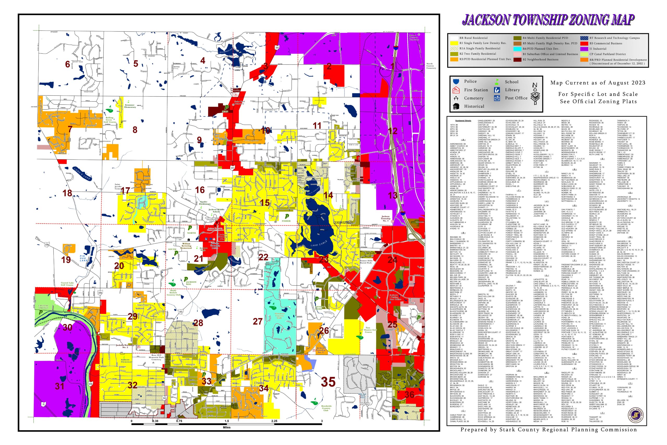 Jackson Zoning Map 24 x 36 2023 updated August 2023 Jackson Zoning Map 24 x 36 2023 updated August 2023